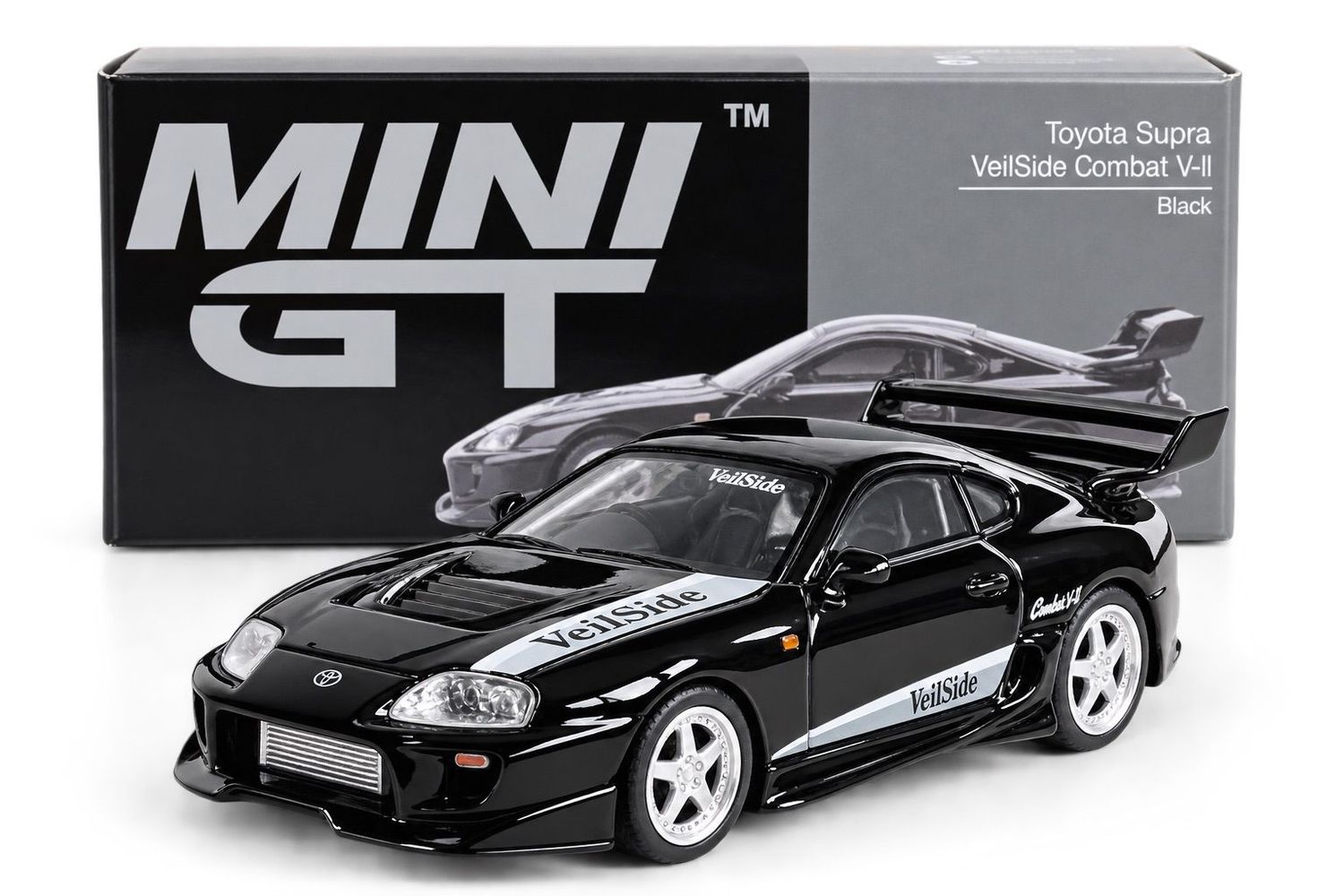 Mini GT Toyota Supra VeilSide Combat V-II Black Mini GT Toyota Supra VeilSide Combat V-II Black