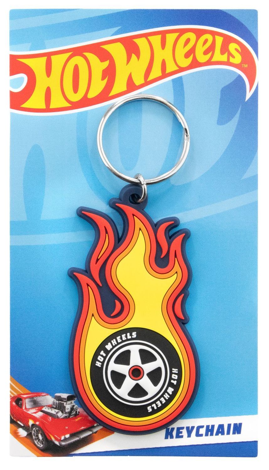 Hot Wheels Burning Tyre PVC Keyring Hot Wheels Burning Tyre PVC Keyring