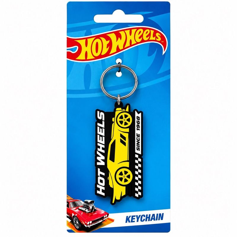 Hot Wheels Since 1968 PVC Keyring