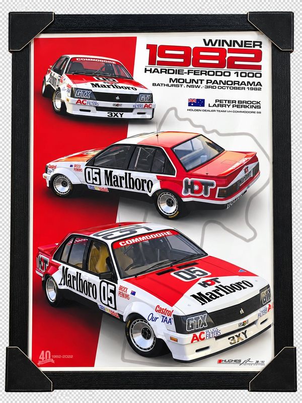 Hughes Motorsport Art 1982 Bathurst Winner - 40th Anniversary