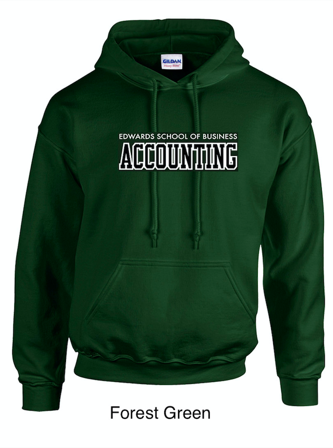 Accounting Hoodie - Forest Green