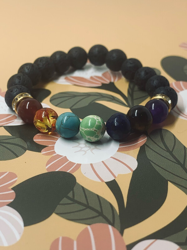 7 Chakras Infusible Beaded Bracelet
