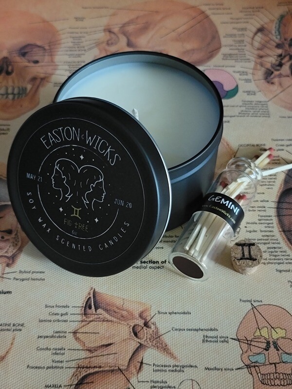Fig Tree ♊ Gemini Zodiac Birthday soy candle