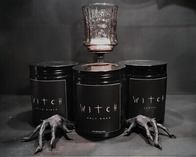 "Witch" ceramic jars