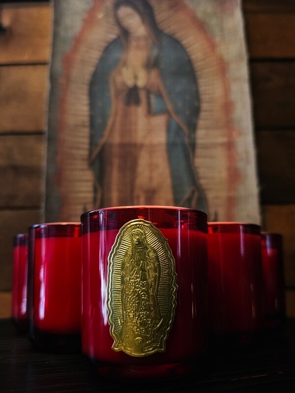 Virgen Mary mini tumbler "RED"