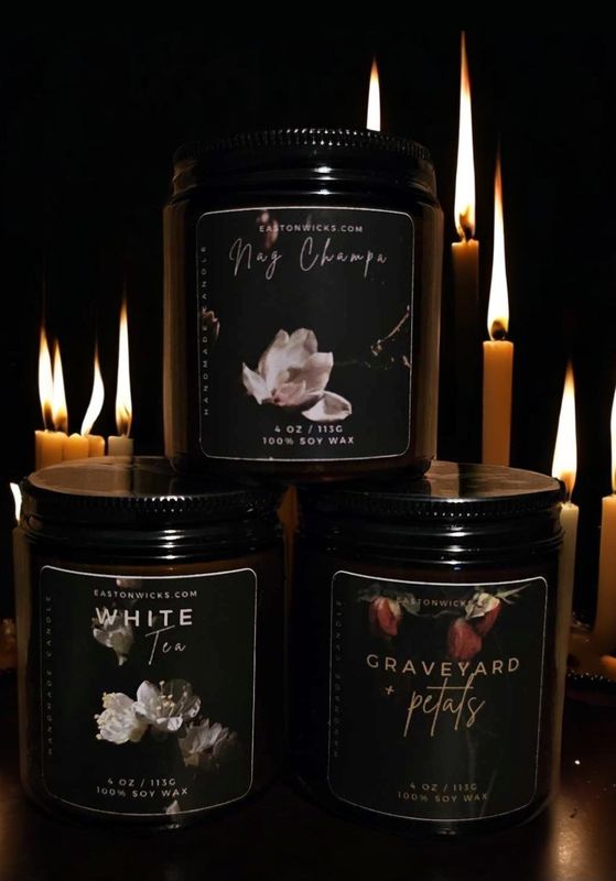 "Bundle" Amber Jar Soy Wax Candles