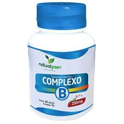 COMPLEXO B 250MG NATURAL GREEN 60 CÁPSULAS