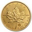 1oz GOLD MAPLE LEAF COIN