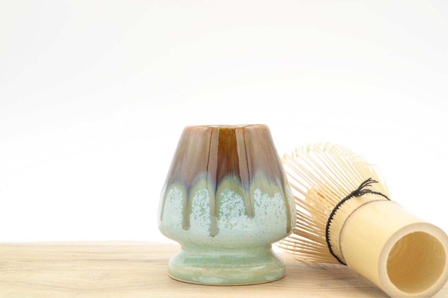 Water Blauw - Matcha houder