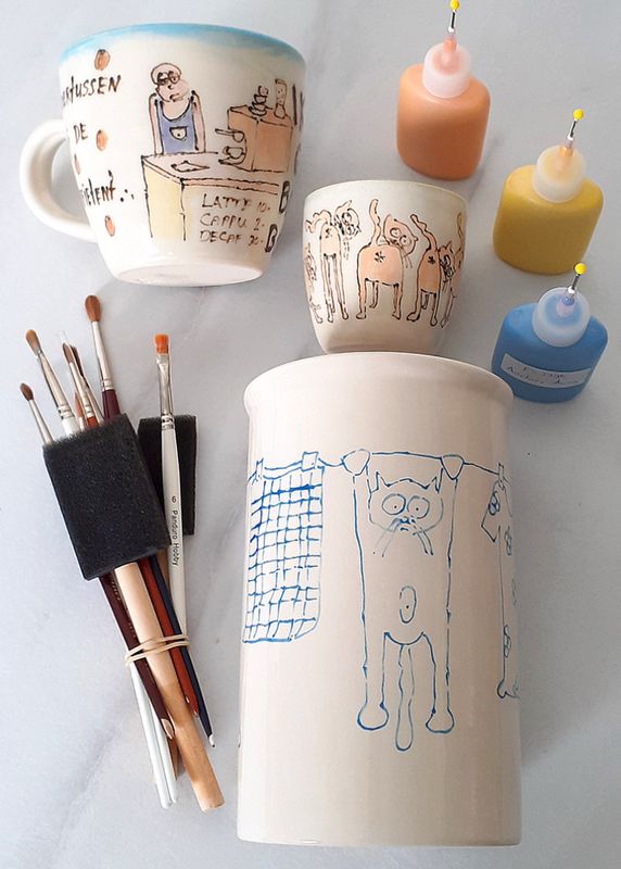 Workshop keramiek schilderen