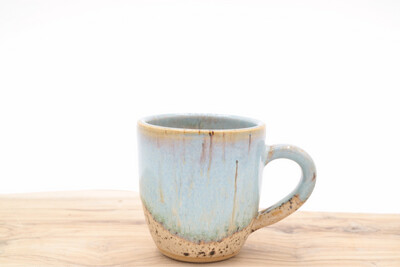 Handgemaakt keramieken espresso kopje - IJs Handgemaakt keramieken espresso kopje - IJs