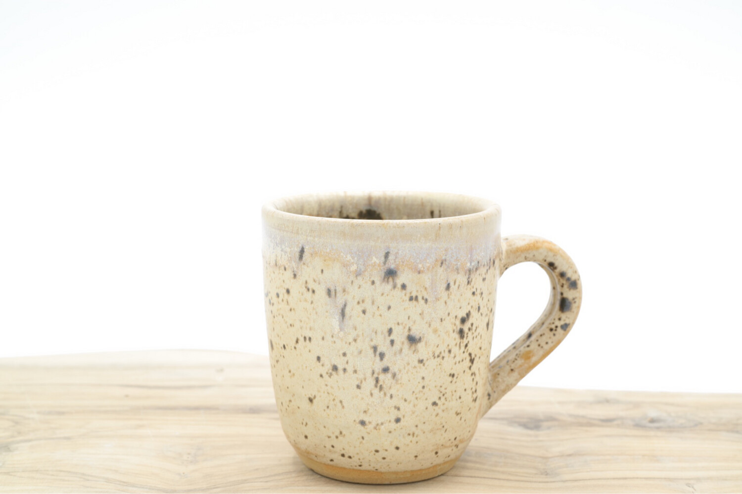 Handgemaakt keramieken espresso kopje - Modderregen Blanco
