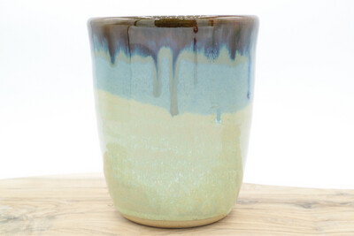 Handgemaakte keramiek Beker - Water Blauw Handgemaakte keramiek Beker - Water Blauw