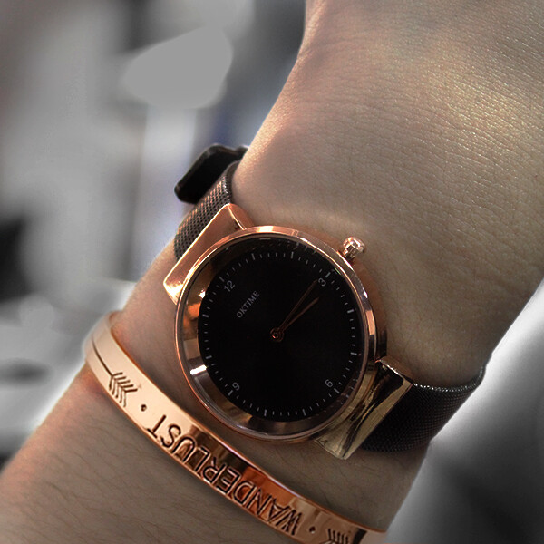 RELOJ  ELEGANT - NEGRO