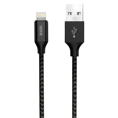 Cable Trenzado USB a Lightning – VIDVIE Cable Trenzado USB a Lightning – VIDVIE