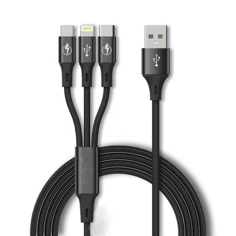 Cable Trenzado 3 en 1