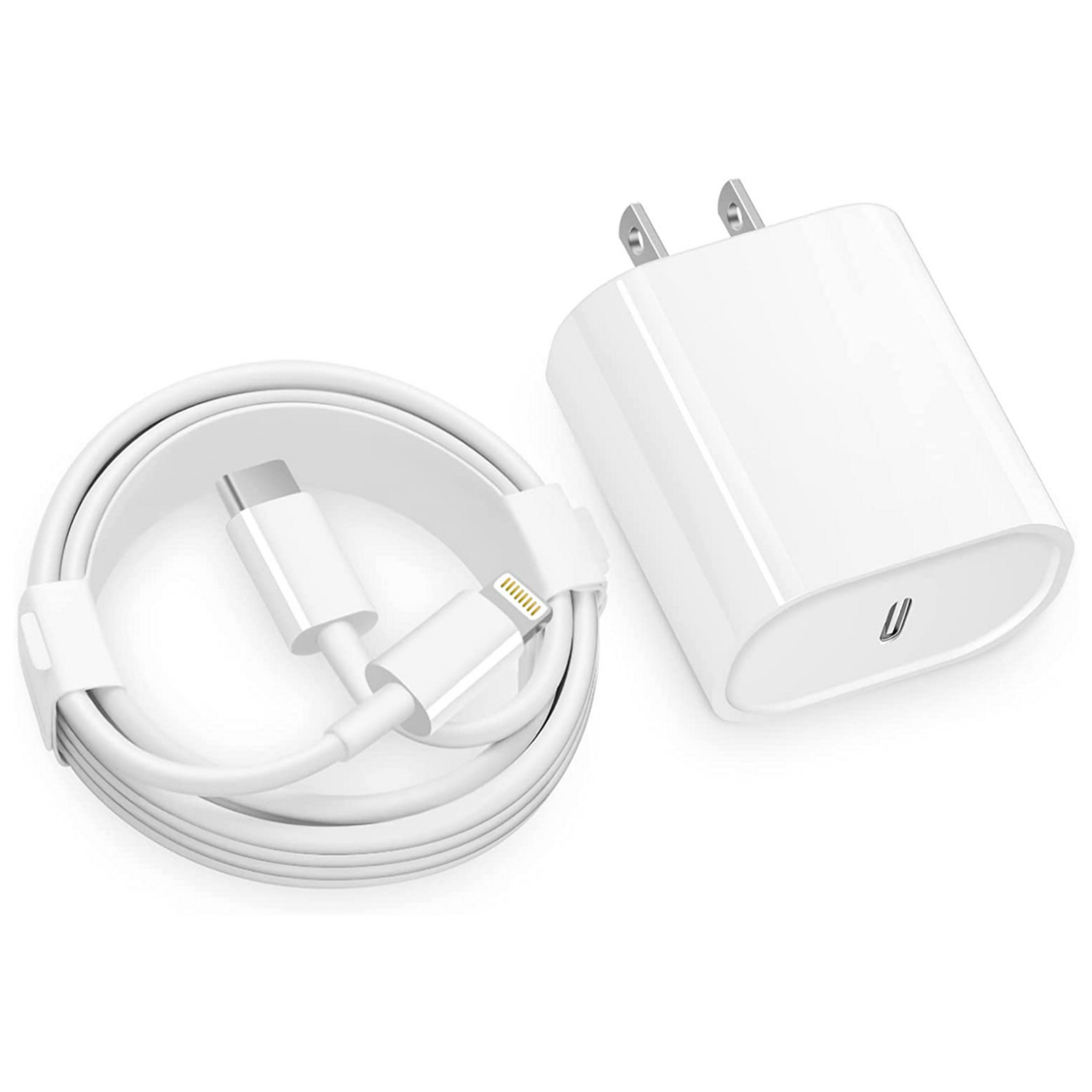 Cargador Apple de 20W + Cable USB-C a Lightning