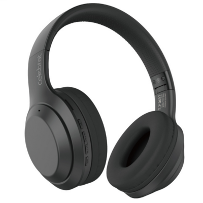 Audífonos Bluetooth Over-Ear Celebrat – Black