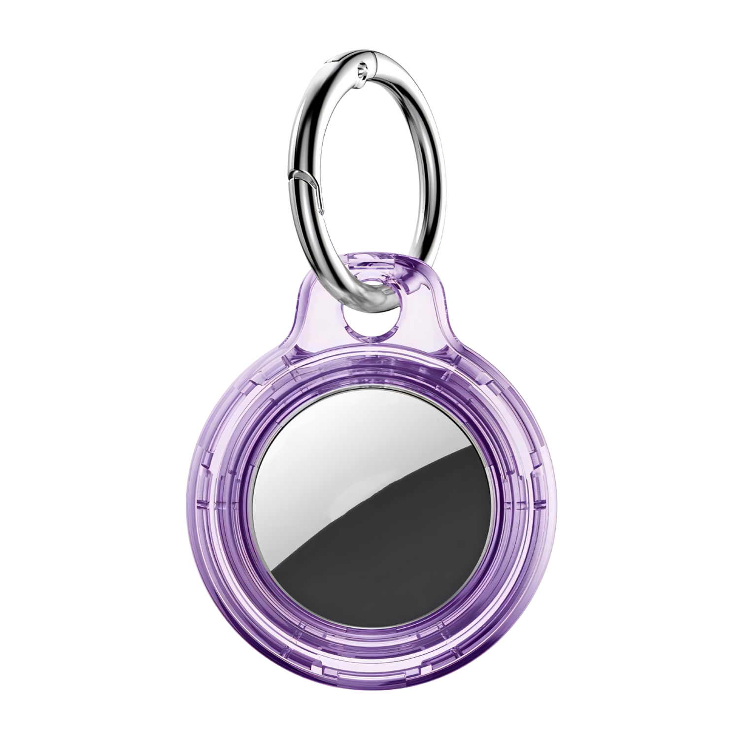 Case AirTag Transparency Purple