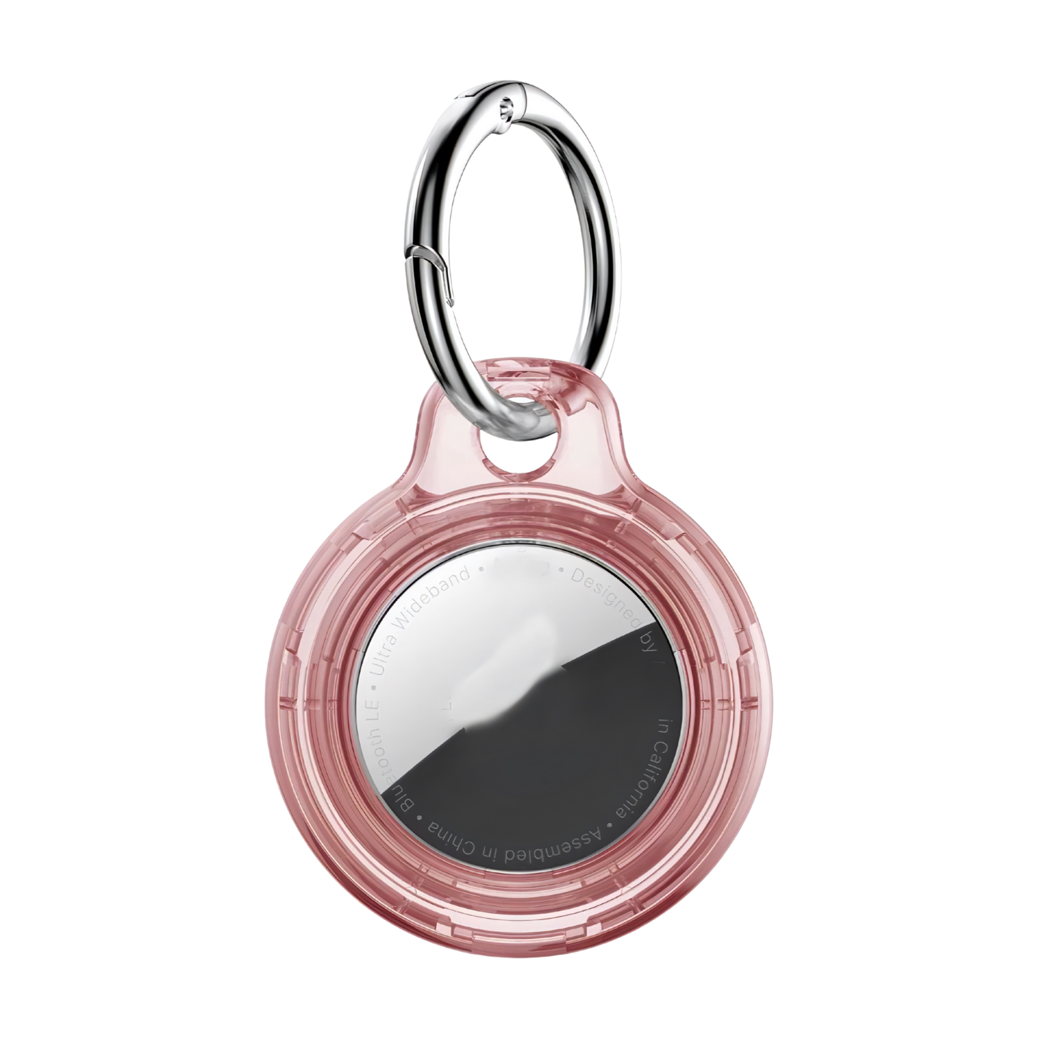 Case AirTag Transparency Pink