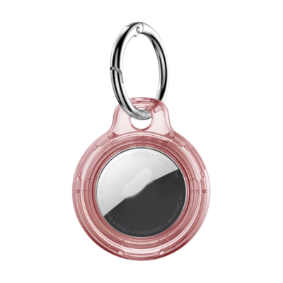 Case AirTag Transparency Pink