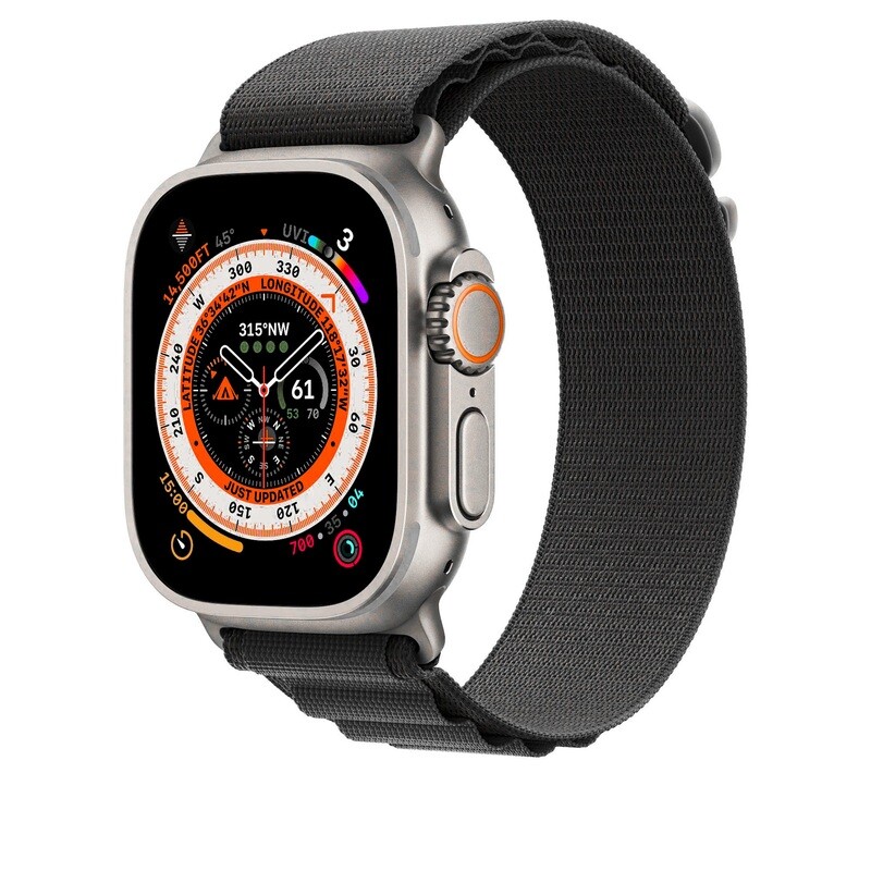 Correa Alpine Loop – Obsidian (Apple Watch)