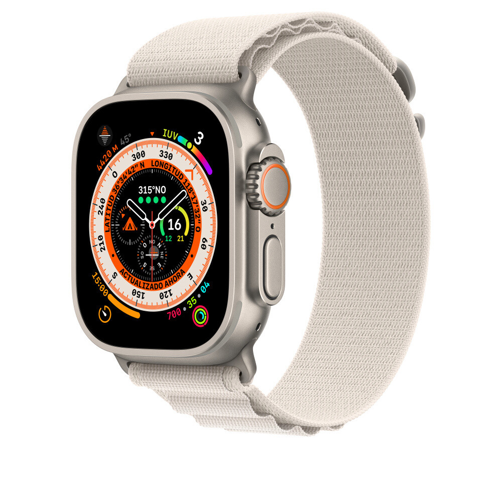Correa Alpine Loop – Ivory (Apple Watch)