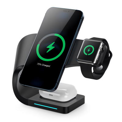 Base de carga inalámbrica 4 en 1 Charge Pro