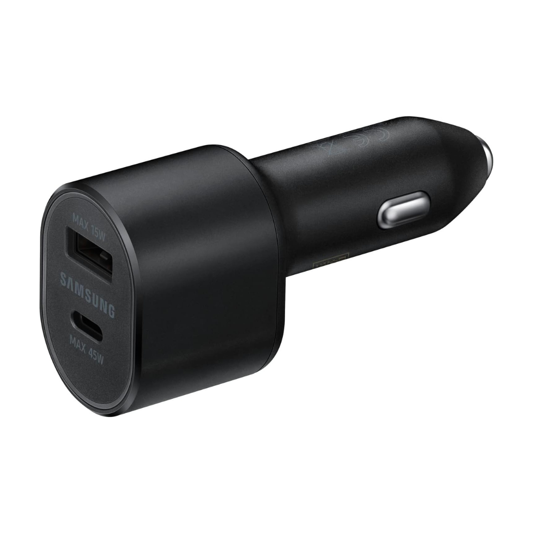 Cargador para Auto (45W + 15W) + Cable USB-C Samsung