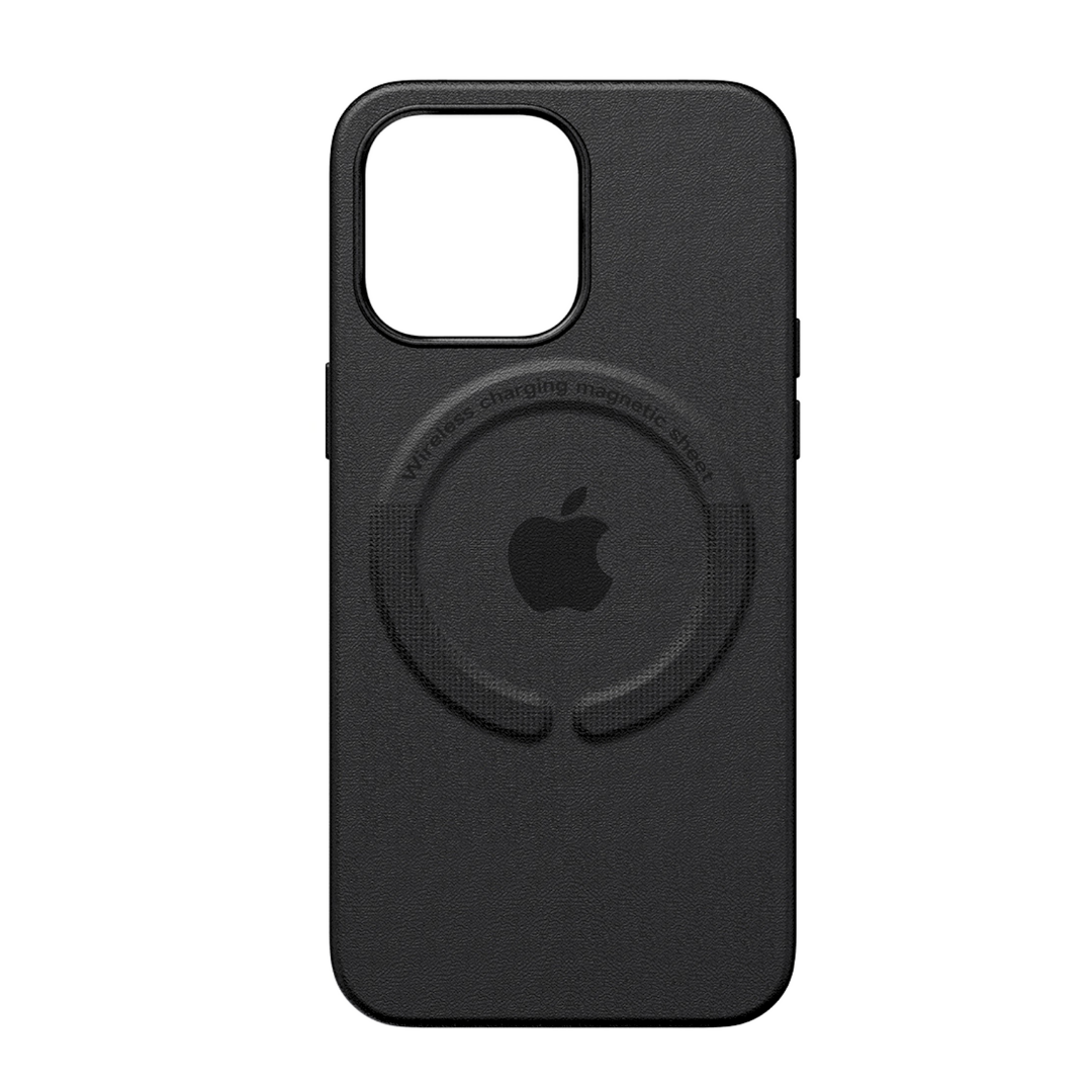 Funda Leather MagSafe - Midnight