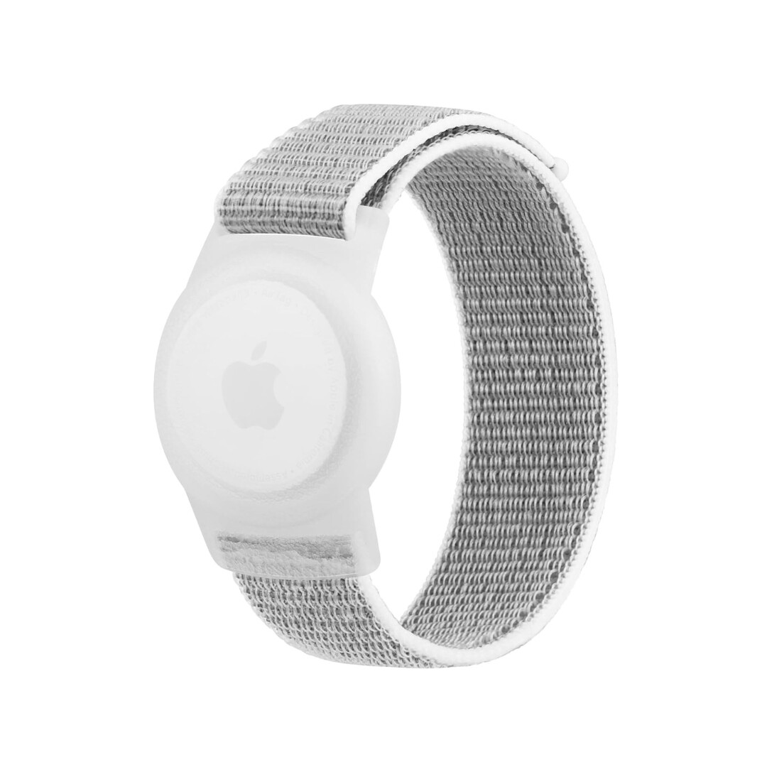 Pulsera para AirTag White/Black Sport Loop