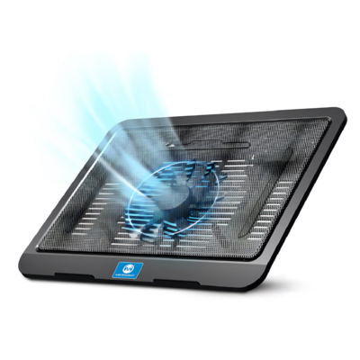 Base Refrigerante Para Notebook Metal Negro MIKUSO