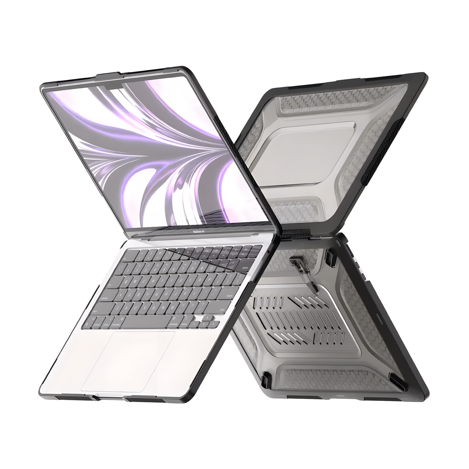 Hard Case Stand Para MacBook Air 13&quot; - Black
