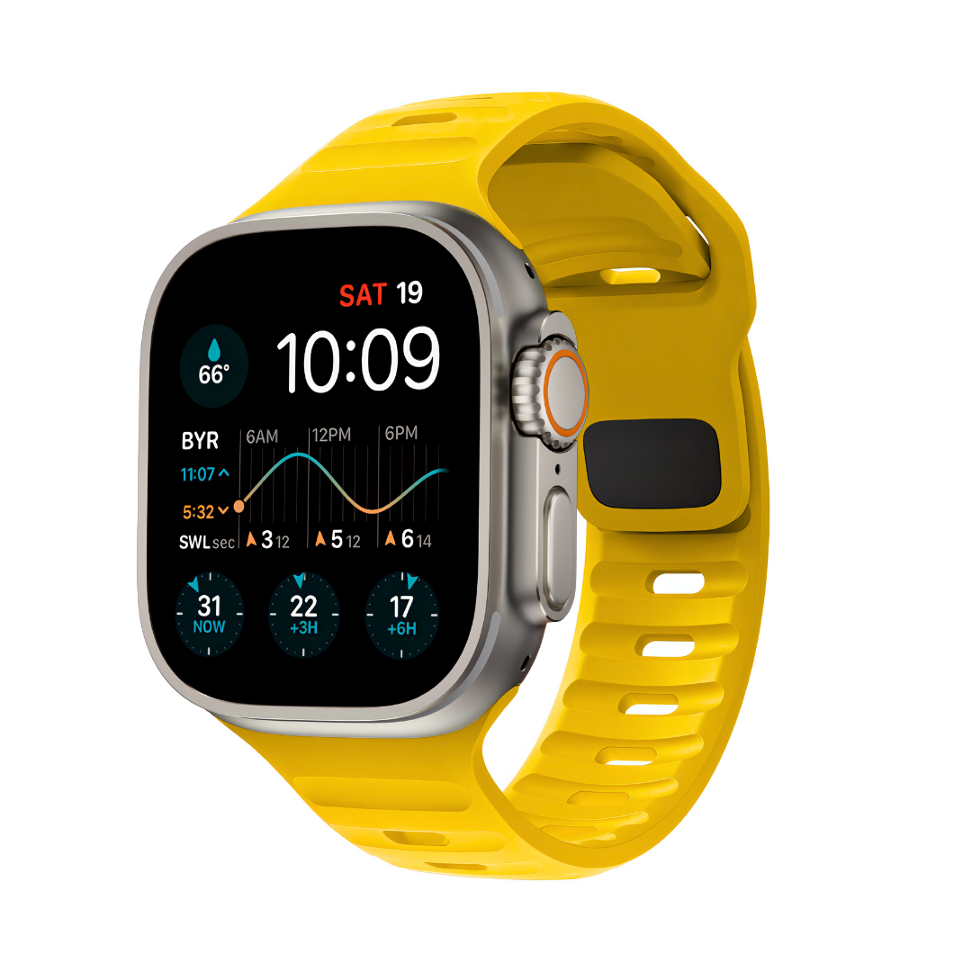 Correa Monark Sport Band Yellow para Apple Watch