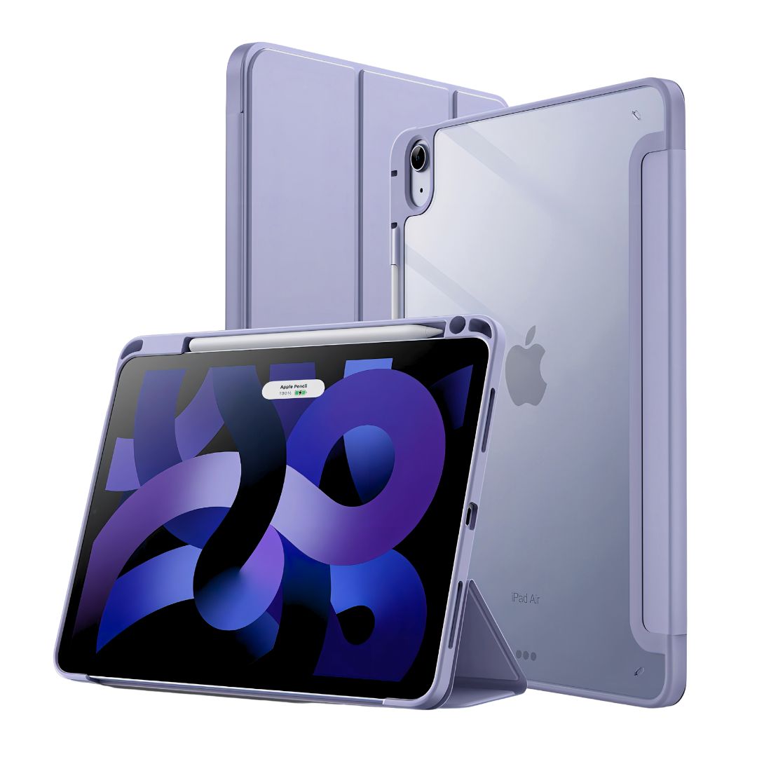 Safecase Clear Folio Lavender para iPad - Finite