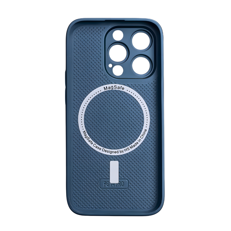 Case Frosted Glass AG – Blue (iPhone)