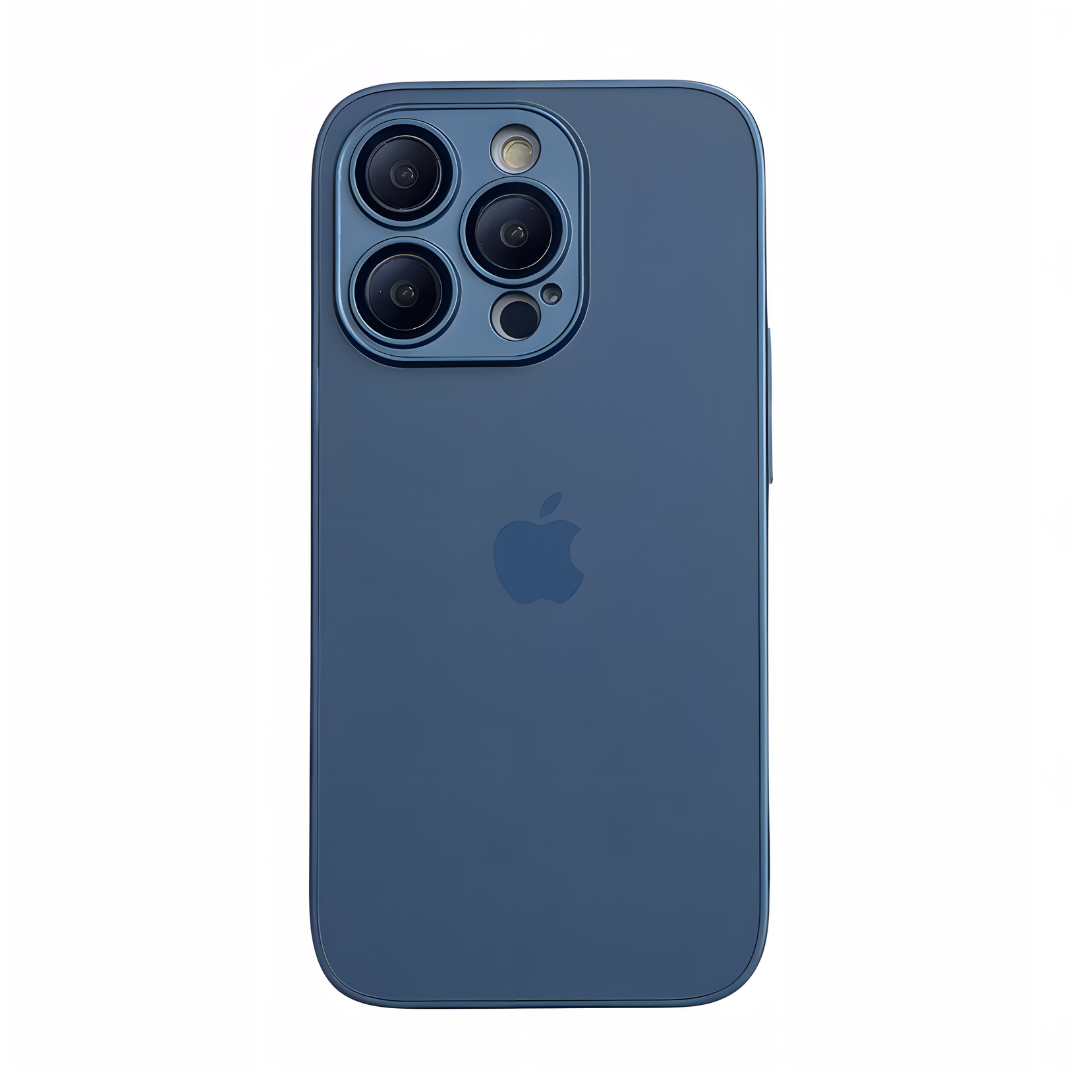 Funda Glass Esmerilada AG - Blue