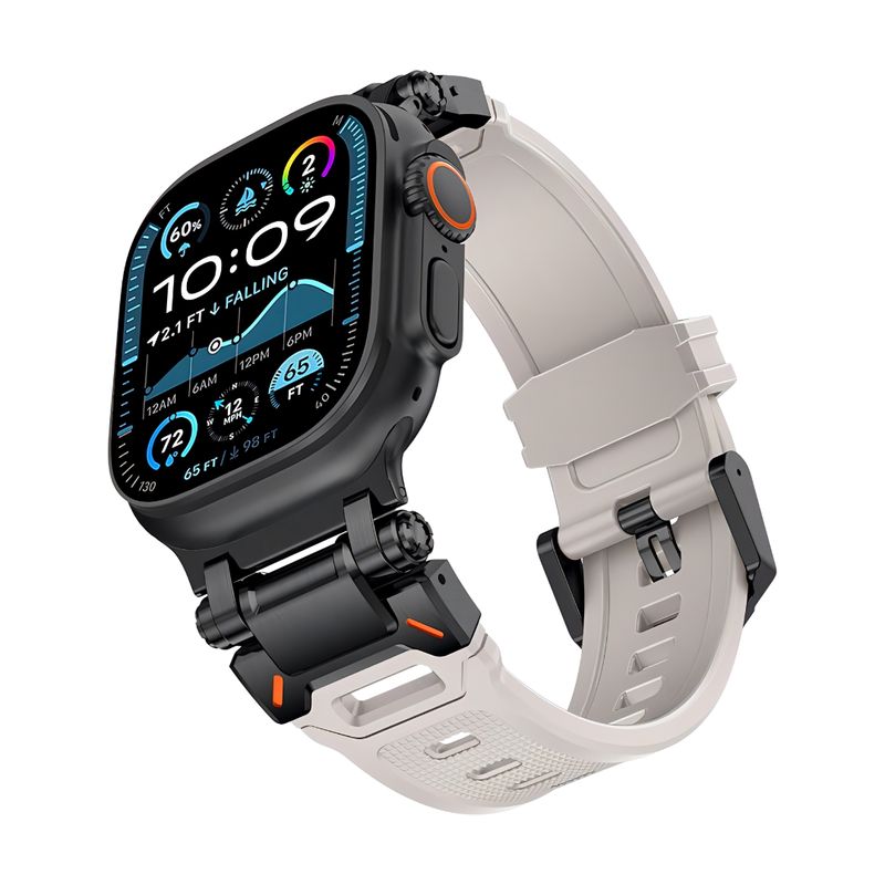 Correa Kades Ultra – Arctic Lugs Black (Apple Watch)