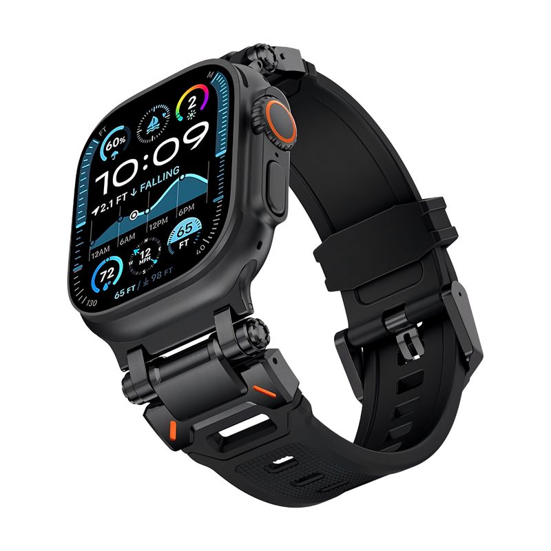 Correa Kades Ultra – Stealth Lugs Black (Apple Watch)