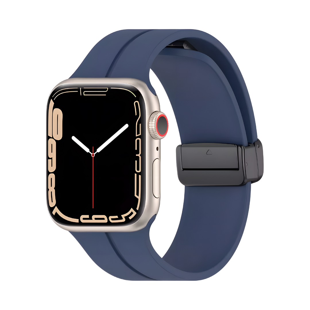 Fibaks Magnetic Sport Band - Silicone Navy Blue