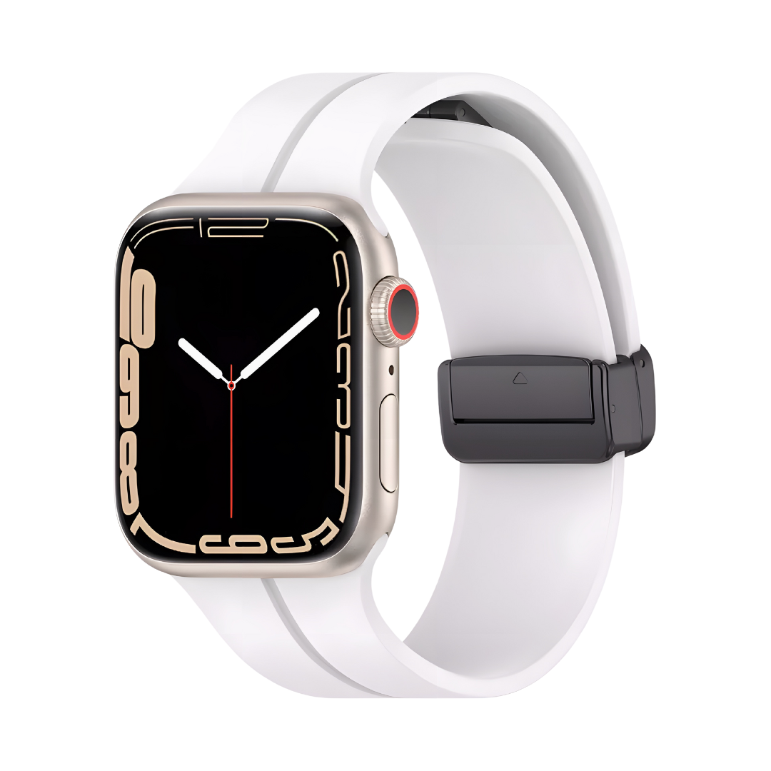 Fibaks Magnetic Sport Band - Silicone Winter Snow