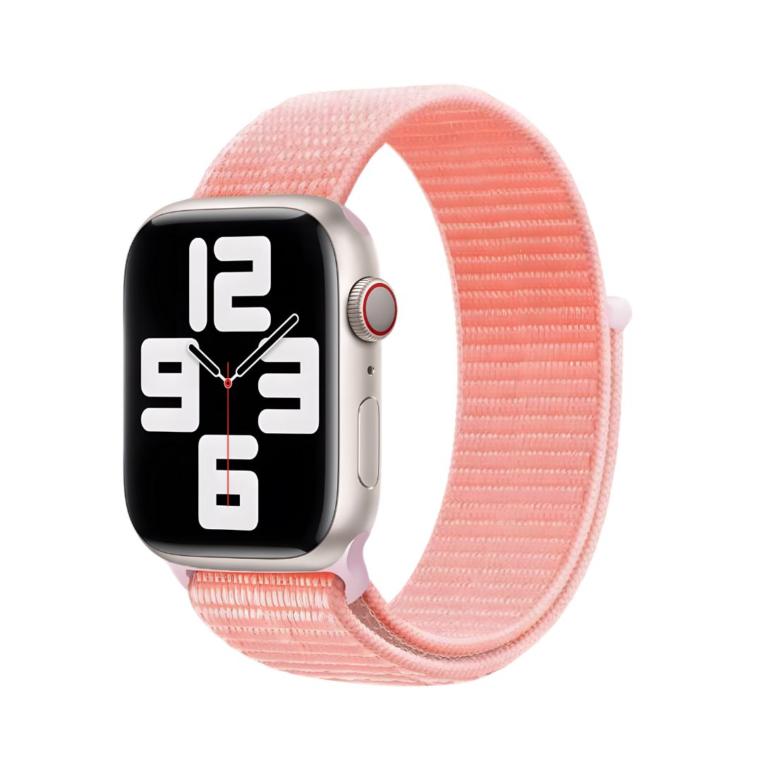 Correa Trenzada Sport Loop - Coral Blush
