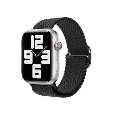 Braided Solo Loop Band - Obsidian Black