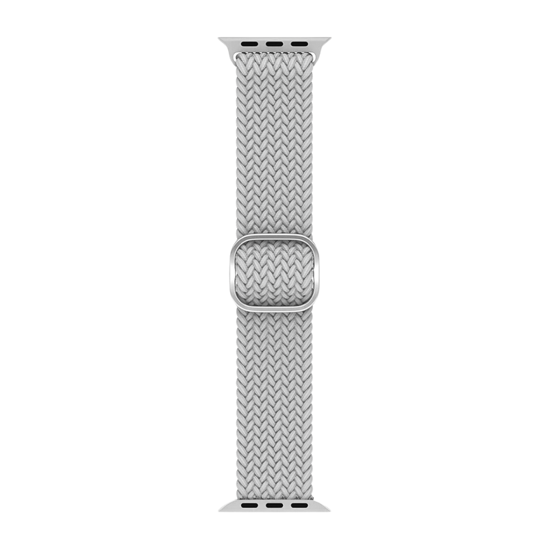 Correa Braided Loop – Silver (Apple Watch)