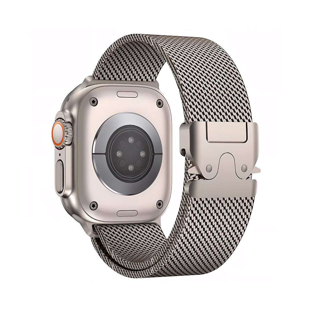 Brazalete Milanese Mesh – Natural Titanium (Apple Watch) Brazalete Milanese Mesh – Natural Titanium (Apple Watch)