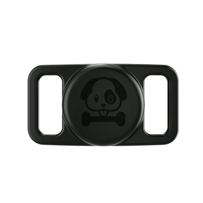 Soporte Para Collar de Mascota Compatible con Airtag - Black