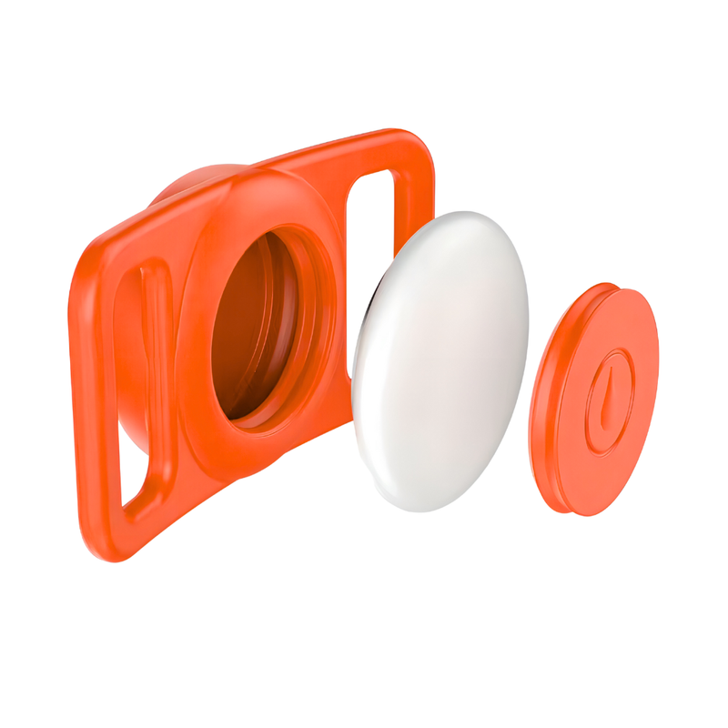 Soporte Para Collar de Mascota Compatible con Airtag - Orange