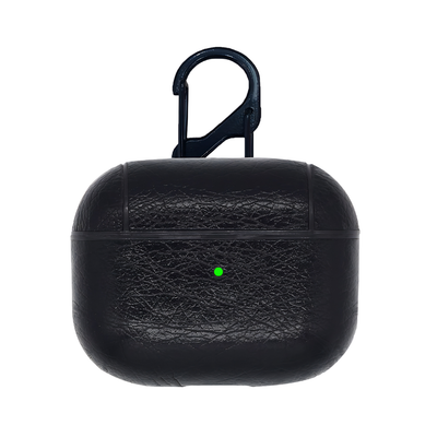 TechGuard Funda de Cuero para AirPods Shock-Absorbing - Black