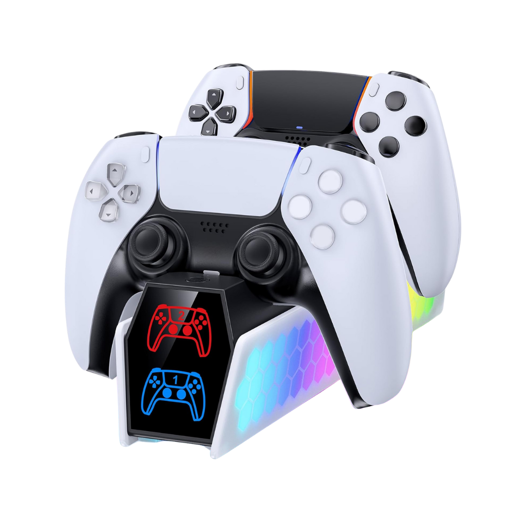 Estación de Carga para Controles PS5 - RGB