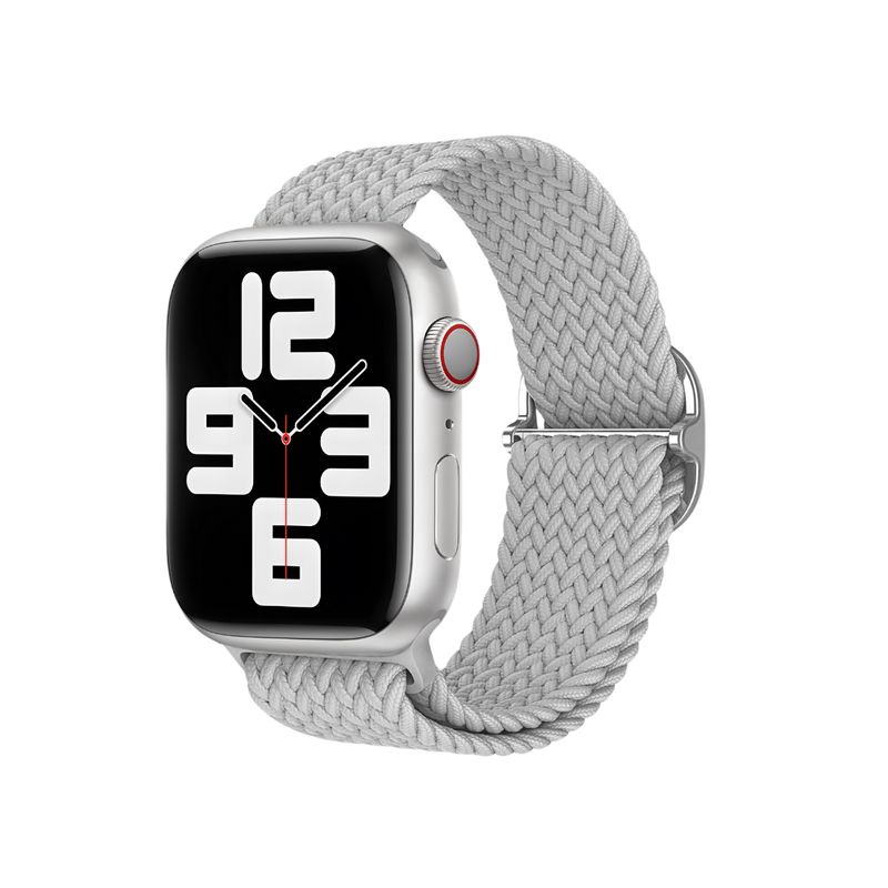Correa Braided Loop – Silver (Apple Watch)